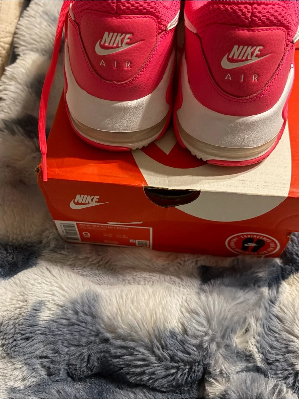 Nike Women’s Athletic Sneakers in Hot Pink and White
